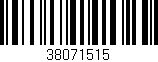 Código de barras (EAN, GTIN, SKU, ISBN): '38071515'