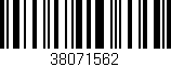 Código de barras (EAN, GTIN, SKU, ISBN): '38071562'