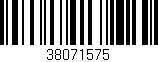 Código de barras (EAN, GTIN, SKU, ISBN): '38071575'