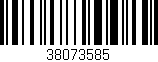 Código de barras (EAN, GTIN, SKU, ISBN): '38073585'