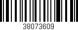 Código de barras (EAN, GTIN, SKU, ISBN): '38073609'