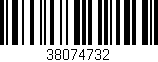Código de barras (EAN, GTIN, SKU, ISBN): '38074732'