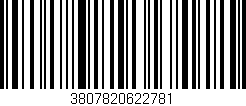 Código de barras (EAN, GTIN, SKU, ISBN): '3807820622781'