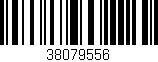Código de barras (EAN, GTIN, SKU, ISBN): '38079556'