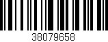 Código de barras (EAN, GTIN, SKU, ISBN): '38079658'