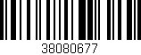 Código de barras (EAN, GTIN, SKU, ISBN): '38080677'