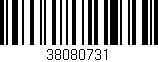 Código de barras (EAN, GTIN, SKU, ISBN): '38080731'