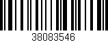 Código de barras (EAN, GTIN, SKU, ISBN): '38083546'