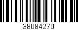 Código de barras (EAN, GTIN, SKU, ISBN): '38084270'