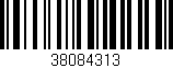 Código de barras (EAN, GTIN, SKU, ISBN): '38084313'