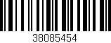 Código de barras (EAN, GTIN, SKU, ISBN): '38085454'