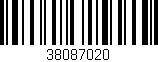 Código de barras (EAN, GTIN, SKU, ISBN): '38087020'