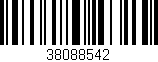 Código de barras (EAN, GTIN, SKU, ISBN): '38088542'