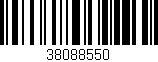 Código de barras (EAN, GTIN, SKU, ISBN): '38088550'