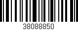 Código de barras (EAN, GTIN, SKU, ISBN): '38088850'