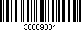 Código de barras (EAN, GTIN, SKU, ISBN): '38089304'