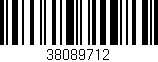 Código de barras (EAN, GTIN, SKU, ISBN): '38089712'