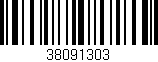 Código de barras (EAN, GTIN, SKU, ISBN): '38091303'