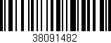 Código de barras (EAN, GTIN, SKU, ISBN): '38091482'