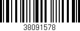 Código de barras (EAN, GTIN, SKU, ISBN): '38091578'