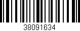 Código de barras (EAN, GTIN, SKU, ISBN): '38091634'