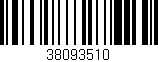 Código de barras (EAN, GTIN, SKU, ISBN): '38093510'