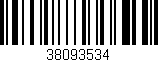 Código de barras (EAN, GTIN, SKU, ISBN): '38093534'