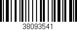 Código de barras (EAN, GTIN, SKU, ISBN): '38093541'