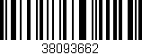 Código de barras (EAN, GTIN, SKU, ISBN): '38093662'