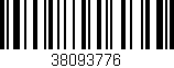Código de barras (EAN, GTIN, SKU, ISBN): '38093776'
