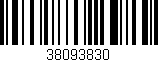 Código de barras (EAN, GTIN, SKU, ISBN): '38093830'