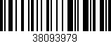 Código de barras (EAN, GTIN, SKU, ISBN): '38093979'