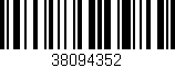 Código de barras (EAN, GTIN, SKU, ISBN): '38094352'