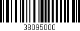 Código de barras (EAN, GTIN, SKU, ISBN): '38095000'