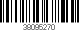Código de barras (EAN, GTIN, SKU, ISBN): '38095270'
