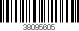 Código de barras (EAN, GTIN, SKU, ISBN): '38095605'
