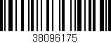Código de barras (EAN, GTIN, SKU, ISBN): '38096175'