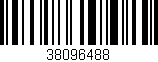 Código de barras (EAN, GTIN, SKU, ISBN): '38096488'