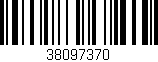 Código de barras (EAN, GTIN, SKU, ISBN): '38097370'