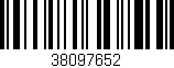 Código de barras (EAN, GTIN, SKU, ISBN): '38097652'