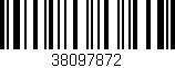 Código de barras (EAN, GTIN, SKU, ISBN): '38097872'