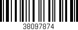 Código de barras (EAN, GTIN, SKU, ISBN): '38097874'