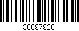 Código de barras (EAN, GTIN, SKU, ISBN): '38097920'