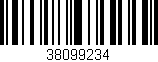 Código de barras (EAN, GTIN, SKU, ISBN): '38099234'