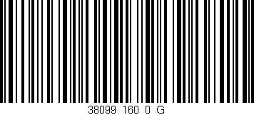 Código de barras (EAN, GTIN, SKU, ISBN): '38099_160_0_G'