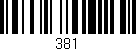 Código de barras (EAN, GTIN, SKU, ISBN): '381'