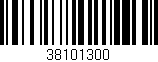 Código de barras (EAN, GTIN, SKU, ISBN): '38101300'