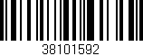 Código de barras (EAN, GTIN, SKU, ISBN): '38101592'