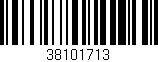 Código de barras (EAN, GTIN, SKU, ISBN): '38101713'