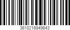 Código de barras (EAN, GTIN, SKU, ISBN): '3810216949843'